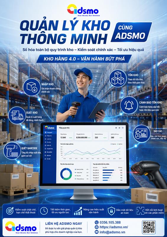 Phần mềm quản lý kho doanh nghiệp